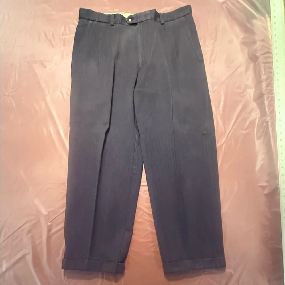 Cutter & Buck Dark Gray Dress Pants 100% Cotton Size 36